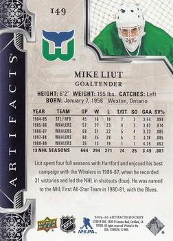 2019-20 Upper Deck Artifacts - Ruby #149 Mike Liut Back
