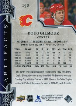 2019-20 Upper Deck Artifacts - Ruby #158 Doug Gilmour Back