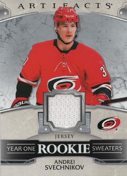 2019-20 Upper Deck Artifacts - Year One Rookie Sweaters Variants #RS-AS Andrei Svechnikov Front