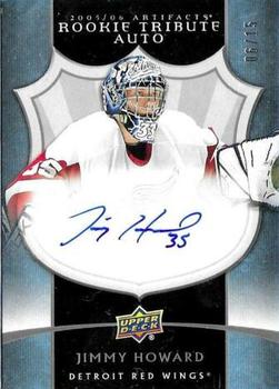 2019-20 Upper Deck Artifacts - 15th Anniversary Rookie Tribute Autos #RTA-JH Jimmy Howard Front