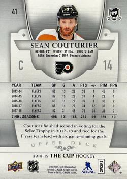 2018-19 Upper Deck The Cup #41 Sean Couturier Back