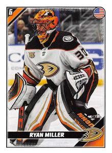 2019-20 Topps NHL Sticker Collection #14 Ryan Miller Front