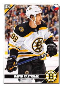 2019-20 Topps NHL Sticker Collection #49 David Pastrnak Front