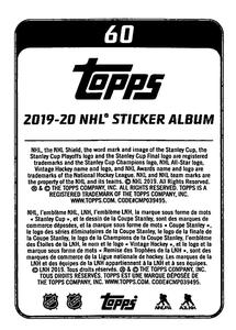 2019-20 Topps NHL Sticker Collection #60 Kyle Okposo Back