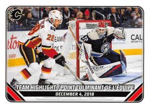 2019-20 Topps NHL Sticker Collection #70 2018/19 Team Highlight Front