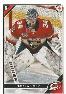 2019-20 Topps NHL Sticker Collection #92 James Reimer Front