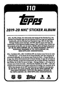 2019-20 Topps NHL Sticker Collection #110 Brandon Saad Back