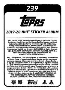 2019-20 Topps NHL Sticker Collection #239 Minnesota Wild Logo Back