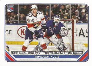 2019-20 Topps NHL Sticker Collection #325 2018/19 Team Highlight Front