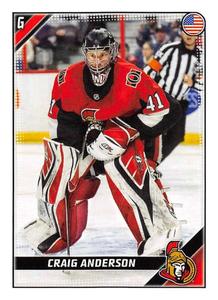 2019-20 Topps NHL Sticker Collection #351 Craig Anderson Front