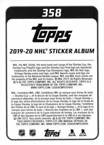 2019-20 Topps NHL Sticker Collection #358 Philadelphia Flyers Logo Back