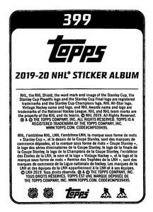 2019-20 Topps NHL Sticker Collection #399 Kevin Labanc Back