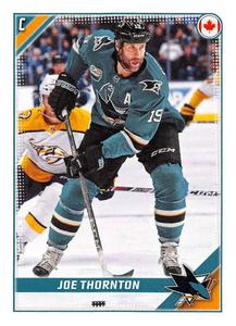 2019-20 Topps NHL Sticker Collection #400 Joe Thornton Front