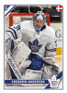 2019-20 Topps NHL Sticker Collection #452 Frederik Andersen Front