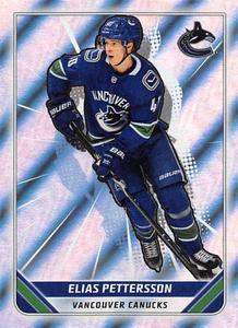 2019-20 Topps NHL Sticker Collection #462 Elias Pettersson Front