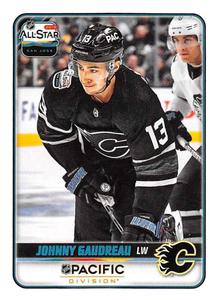 2019-20 Topps NHL Sticker Collection #549 Johnny Gaudreau Front