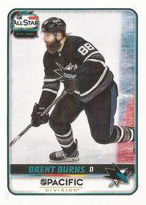 2019-20 Topps NHL Sticker Collection #551 Brent Burns Front