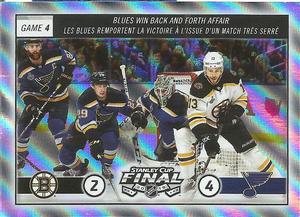 2019-20 Topps NHL Sticker Collection #603 St. Louis Blues vs Boston Bruins Front