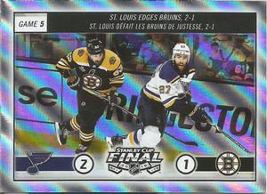 2019-20 Topps NHL Sticker Collection #604 St. Louis Blues vs Boston Bruins Front