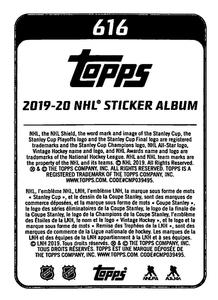 2019-20 Topps NHL Sticker Collection #616 St. Louis Blues Back