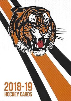 2018-19 Medicine Hat Tigers (WHL) #NNO Header/Checklist Card Front