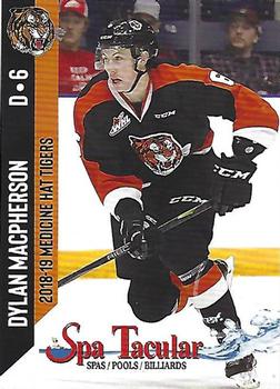 2018-19 Medicine Hat Tigers (WHL) #NNO Dylan Macpherson Front