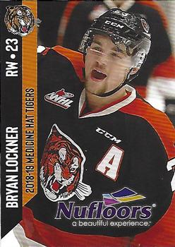 2018-19 Medicine Hat Tigers (WHL) #NNO Bryan Lockner Front