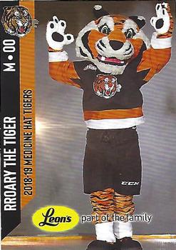 2018-19 Medicine Hat Tigers (WHL) #NNO Rroary the Tiger Front