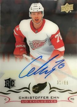 2018-19 Upper Deck Clear Cut - Base Rookie Autographs UD Exclusives #CCR-CE Christoffer Ehn Front