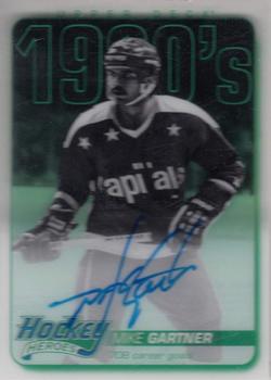 2018-19 Upper Deck Clear Cut - Tribute Autographs: Hockey Heroes #HH-MG Mike Gartner Front