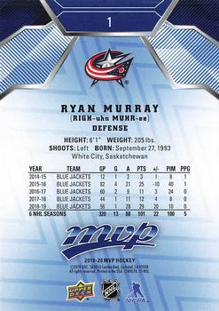2019-20 Upper Deck MVP - Blue #1 Ryan Murray Back