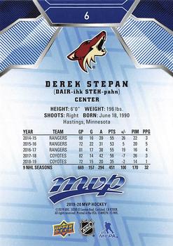 2019-20 Upper Deck MVP - Blue #6 Derek Stepan Back