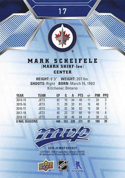 2019-20 Upper Deck MVP - Blue #17 Mark Scheifele Back