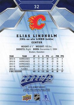2019-20 Upper Deck MVP - Blue #32 Elias Lindholm Back