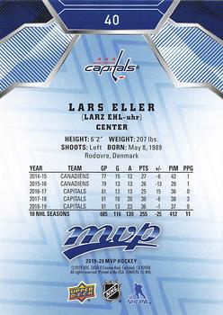 2019-20 Upper Deck MVP - Blue #40 Lars Eller Back