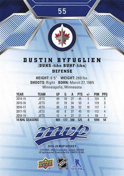2019-20 Upper Deck MVP - Blue #55 Dustin Byfuglien Back