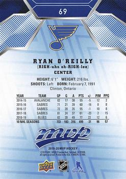 2019-20 Upper Deck MVP - Blue #69 Ryan O'Reilly Back