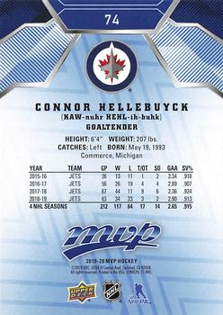2019-20 Upper Deck MVP - Blue #74 Connor Hellebuyck Back