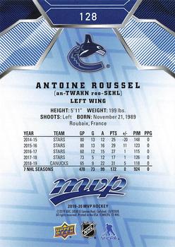 2019-20 Upper Deck MVP - Blue #128 Antoine Roussel Back