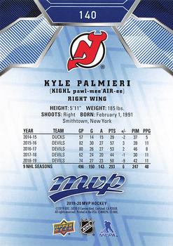 2019-20 Upper Deck MVP - Blue #140 Kyle Palmieri Back