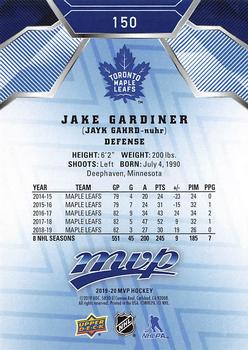2019-20 Upper Deck MVP - Blue #150 Jake Gardiner Back