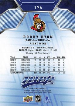 2019-20 Upper Deck MVP - Blue #176 Bobby Ryan Back