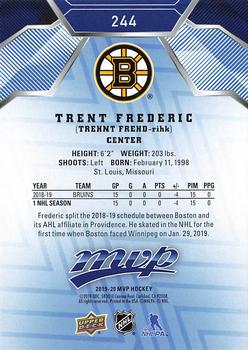 2019-20 Upper Deck MVP - Blue #244 Trent Frederic Back