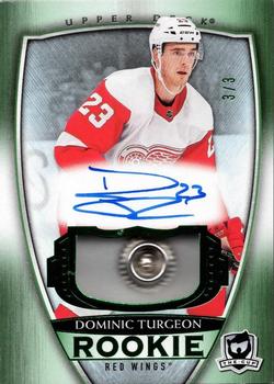 2018-19 Upper Deck The Cup - Green Foil Button #80 Dominic Turgeon Front