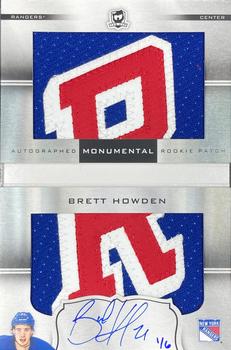2018-19 Upper Deck The Cup - Autographed Monumental Rookie Patch Booklets #AMRP-BH Brett Howden Front