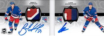 2018-19 Upper Deck The Cup - Dual Auto Rookie Booklets #DARB-HA Brett Howden / Lias Andersson Front