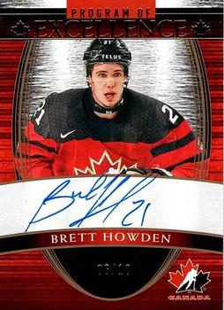 2018-19 Upper Deck The Cup - Program of Excellence Autos #POE-BH Brett Howden Front