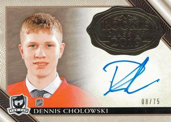 2018-19 Upper Deck The Cup - Rookie Class of 2019 Gold Foil Auto #2019-DC Dennis Cholowski Front
