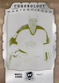 2018-19 Upper Deck The Cup - Chronology Printing Plates Yellow #CHRONO-16 Marcel Dionne Front