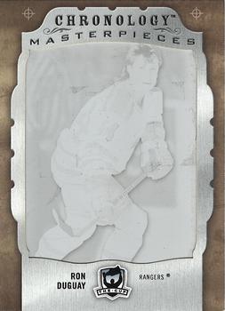 2018-19 Upper Deck The Cup - Chronology Franchise History Printing Plates Black #CHRONO-FH-NYR-RD Ron Duguay Front